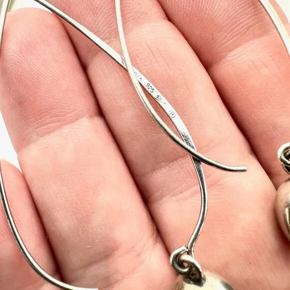 Silpada Womans Earrings Sterling Silver Chandelier Pierced W0821 Just Dropping - Picture 3 of 4